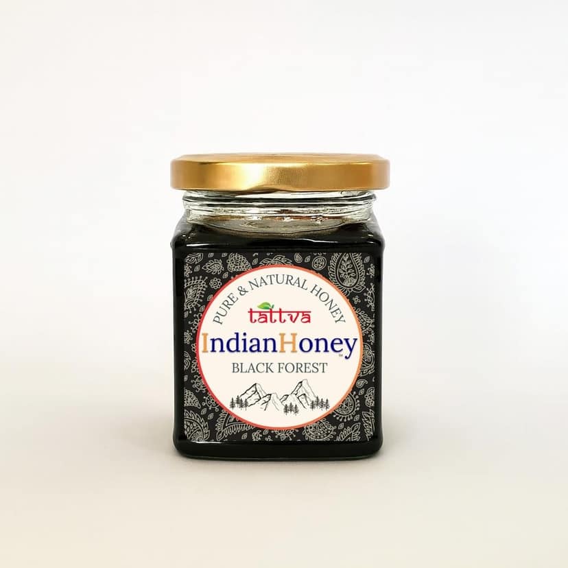 IndianHoney Black Forest (Honeydew) Honey & Rajasthan Acacia Honey Combo Pack (230gm & 230gm) view 2