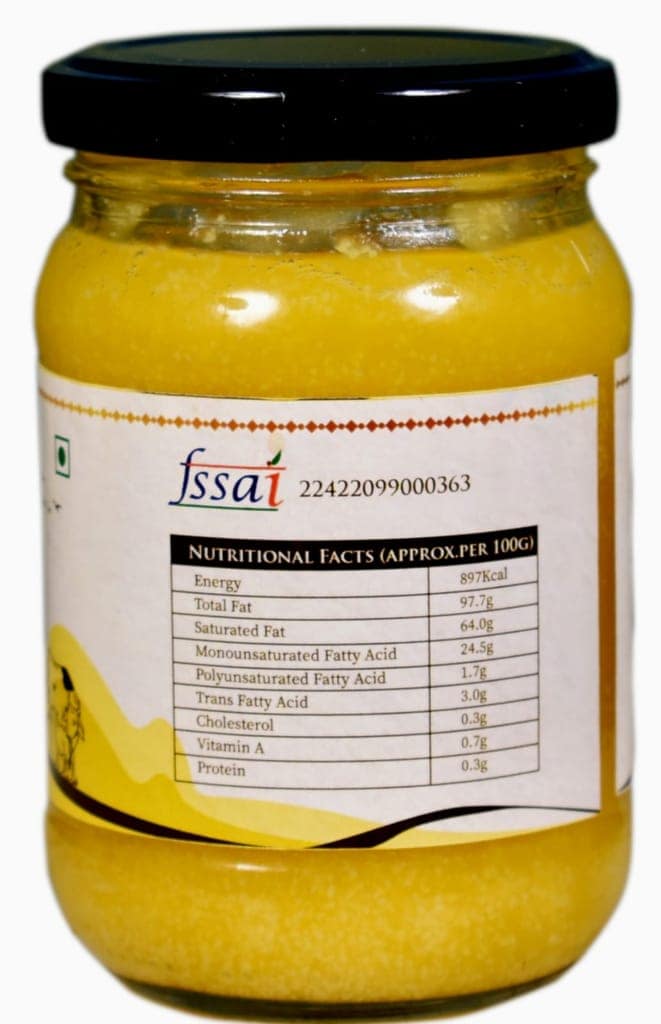 "A2 Cow Ghee - Pure Bilona Ghee" 250ml view 2