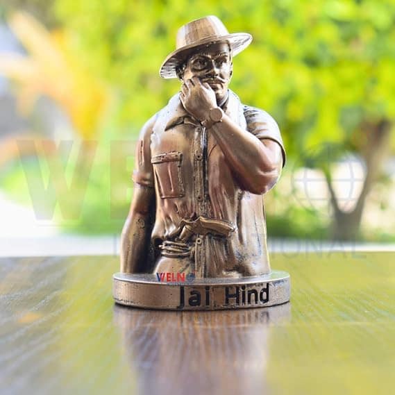 WELNO Bhagat Singh Statue Indian Freedom Fighter Figurine for Home Office Table Décor view 2