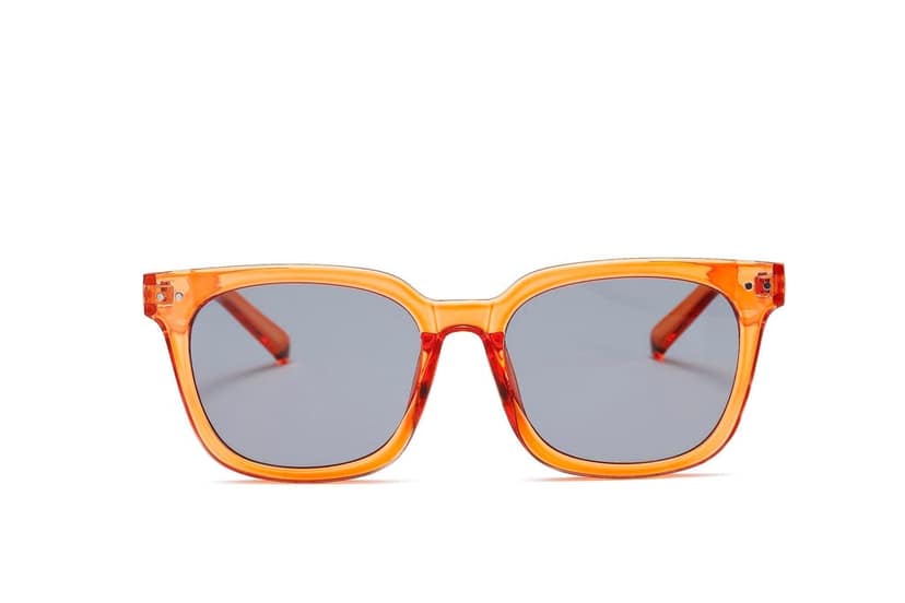 Eyenaks Orange Square Sunglasses | UV400 Protection | Trendy Shades For Fashion And Eye Safety For Men And Women Pack Of 1 view 2