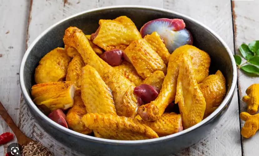 Biriyani Cut - Nati Koli/Country Chicken With Skin (Burn/Smoked) - 1.5kg - Before Cleaning