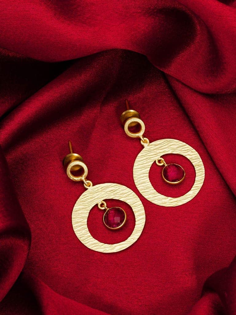 Morison Golden Chakra Earrings A Symbol of Balance