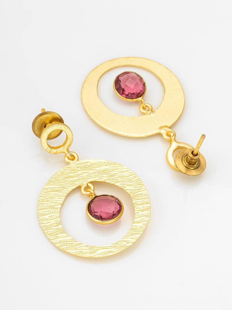 Morison Golden Chakra Earrings A Symbol of Balance view 2