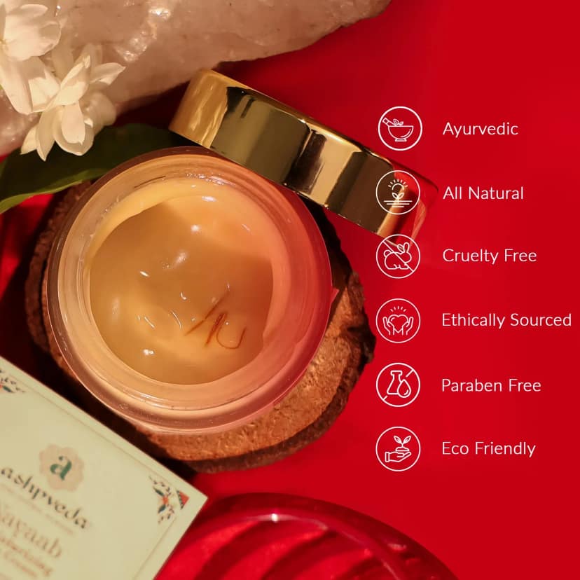 ashpveda Kumkumadi Oil & 24K Gold Moisturising Face Cream view 2