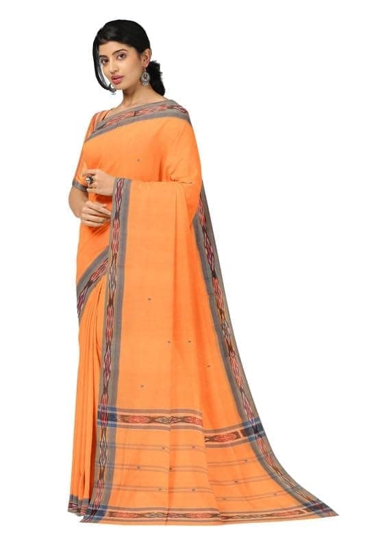 APCO Handloom (A Andhra Pradesh Govt Emporium)- Women's Traditional Pure Handloom Dulla Cotton Saree | DL0017 view 2