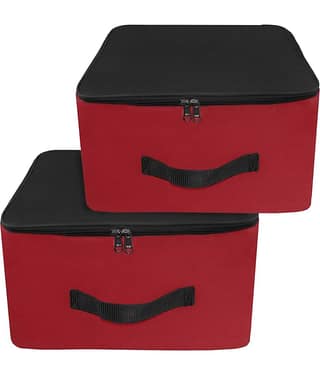 Waji Va Underbed Storage Organizer for Clothes Sarees Blankets Bedsheets and Toys Foldable Under Bed Box with Zip and Handle Non Woven Fabric Dustproof Space Saving Storage Bag for Home Bedroom and Wardrobe