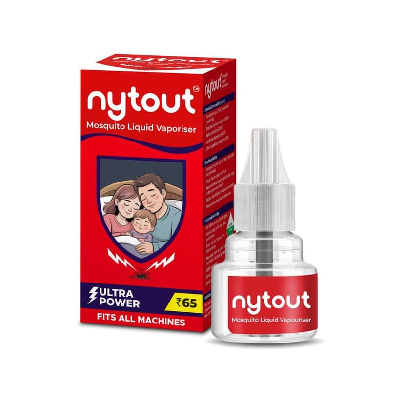 Nytout Mosquito Liquid Vaporiser 45ml - Fits All Machines