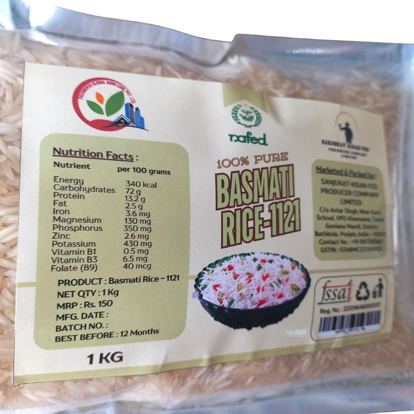 Basmati Rice - 1121 view 2