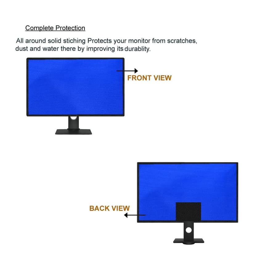 PalaP Super Premium Dust Proof Monitor Cover for ACER 24 inches Monitor (Bright Blue) view 2