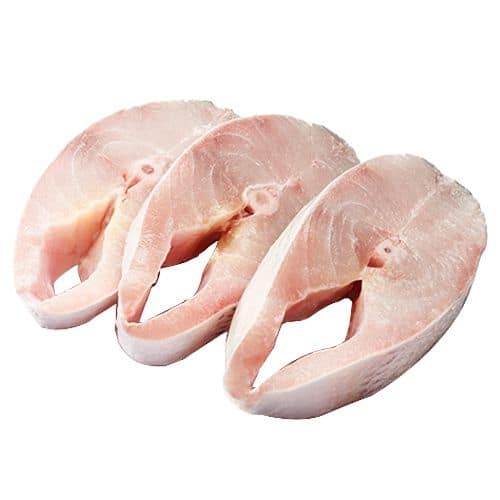 Indian Salmon - Steak/Round Slice (Without Head) 480 Grams