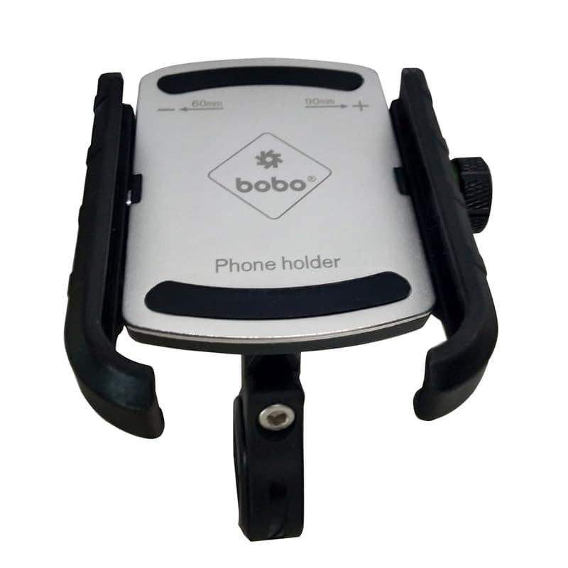 BOBO BM4 Jaw-Grip Waterproof Bike/Motorcycle/Scooter Mobile Phone Holder Mount, Ideal for Maps and GPS Navigation (Silver) BOBO BM4 Jaw-Grip Waterproof Bike/Motorcycle/Scooter Mobile Phone Holder Mount, Ideal for Maps and GPS Navigation (Silver) - Silver