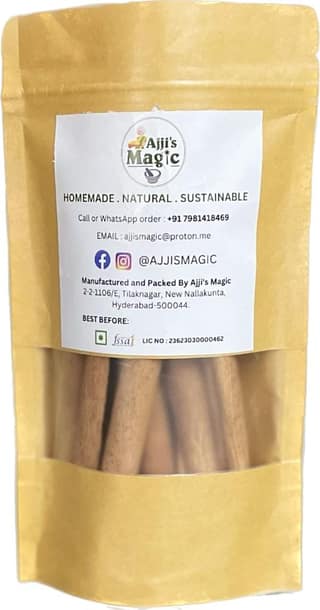 Ajji's Magic 100% Natural Cinnamon Rolls/ Dalchini