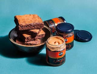 Salted caramel brownie jar