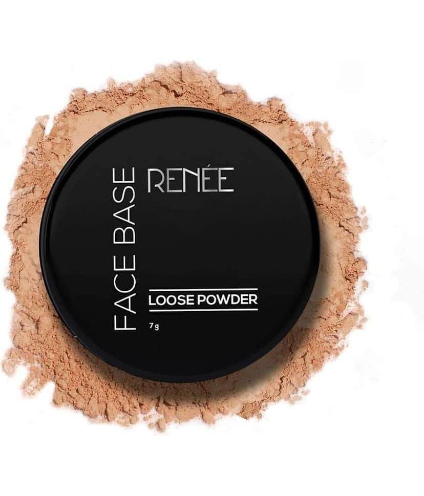 RENEE Face Base Loose Powder - Deep Beige, Weightless Matte Finish, Enriched with Vitamin E, 7gm view 2