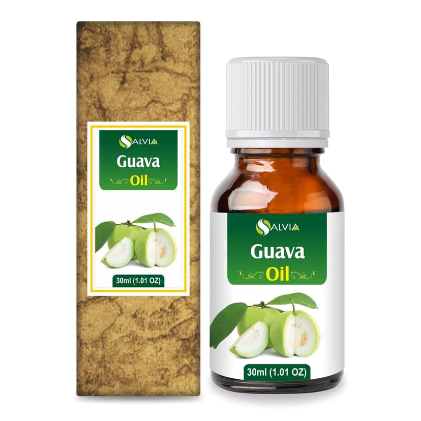 Salvia Guava Oil (Psidium guajava) Carrier Oil for Skincare, Haircare & Massage Lightweight Botanical Oil for DIY Beauty Formulations 30 ml / 1.01 fl oz Salvia Guava Oil (Psidium guajava) Carrier Oil for Skincare, Haircare & Massage Lightweight Botanical