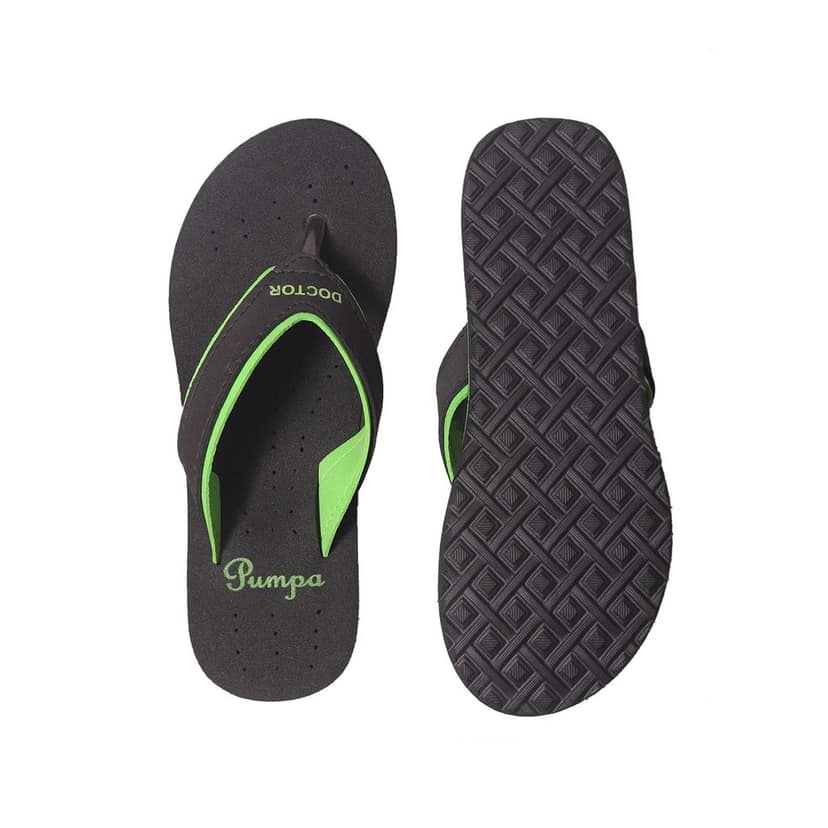 UA 02 BLK GREEN BLUE ORANGE BLK PINK Women's Flip-Flops & Slippers | Ortho Comfort with Style for Women's - Light weight, Soft & Stylish Footwear | Suitable for Knee, Diabetic & Orthopedic Pains view 2