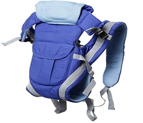 Antil's Baby Carrier Bag/Adjustable Hands Free 4 in 1 Baby/Baby sefty Belt/Child Safety Strip/Baby Sling Carrier Bag/Baby Back Carrier Bag Front Carry Facing (Dark Blue) Antil's Baby Carrier Bag/Adjustable Hands Free 4 in 1 Baby/Baby sefty Belt/Child Saf