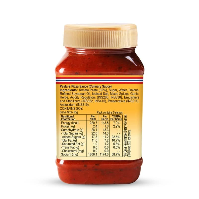 Funfoods Pasta And Pizza Sauce, 325G view 2