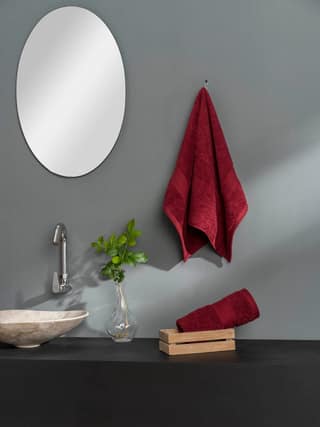 DDecor 100% Premium Cotton Hand Towel | Plain 500TC | Zero Twist with High Absorbency | Perfect for Everyday Use | Brio Collection | 40 CM X 60 CM