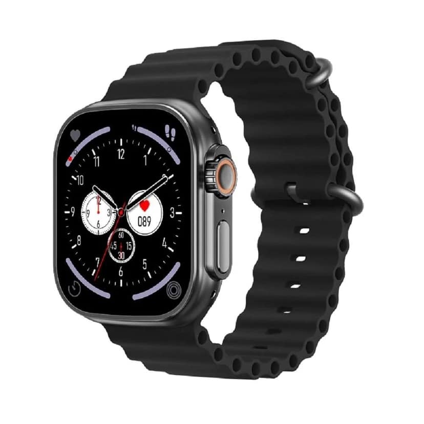 T800 Ultra Smart Watch with Beautiful Strap, Bluetooth Calling Smart Watch, 1.99" Touch Display with Fitness & Outdoor, Health & Medical Tracker, 8 Unique UI Interactions (Black)aterproof Sport Smartwatch view 2