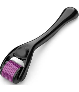 Derma Roller For Hair Growth 0.5 Mm With 540 Titanium Needles|Repairs Damaged Hair, Activates Hair Follicles|For Hair Fall & Hair Thickening|Reduces Acne Scars|Safe & Effective To Use