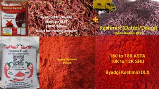 Namma Byadgi's Byadgi Kashmiri Deluxe Red Chilli Powder | High Color, Low Spiciness | Perfect for Home Cooking - 1 KG