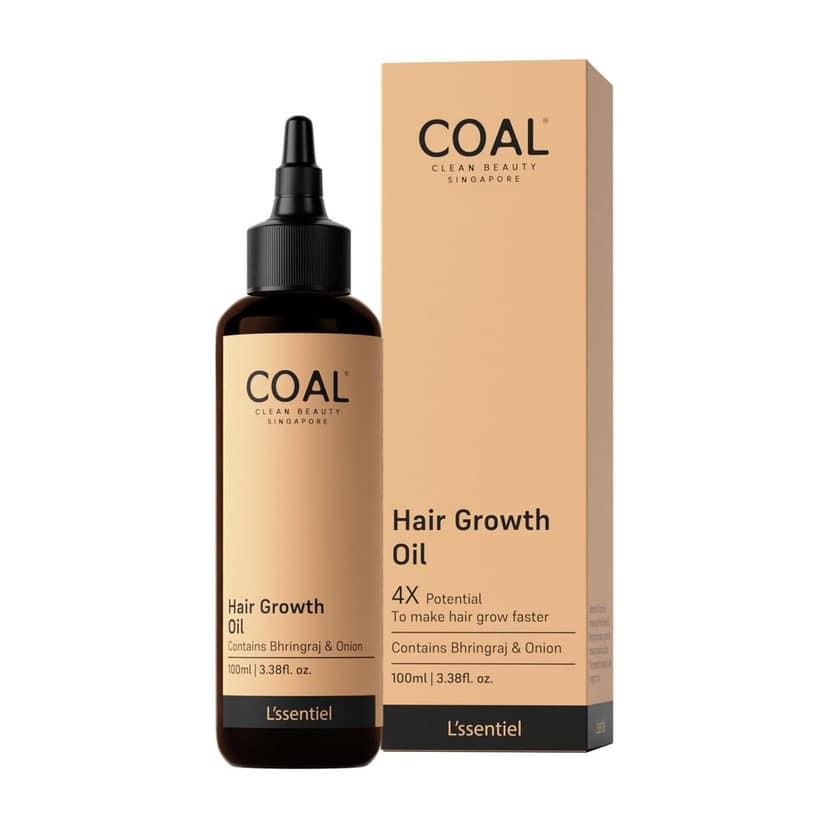 COAL Clean Beauty Hair Growth Oil with Bhringraj & Onion 4X Potential to Make Hair Grow Faster | Men & Women | All Hair Types | 100ml view 2