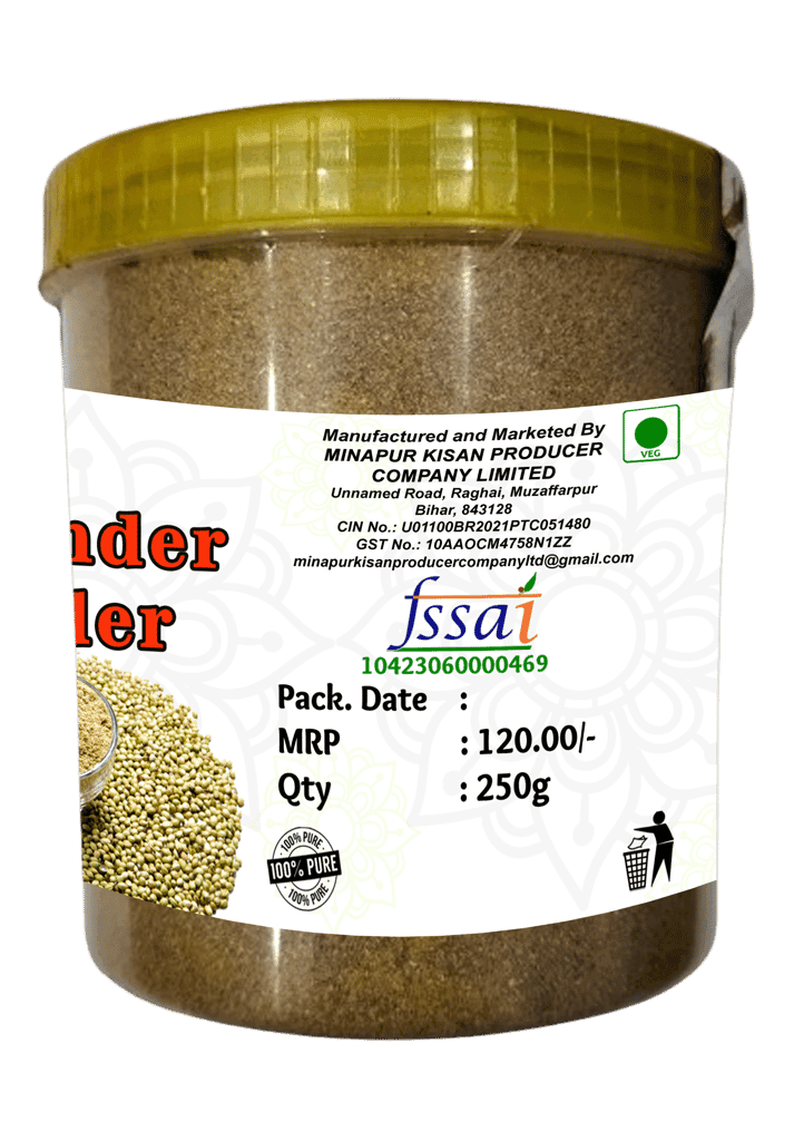 Coriander Powder, 250g- 100% Pure and Natural (pack of 2) view 2