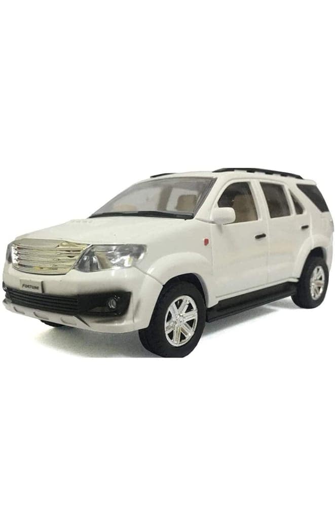 Mehtab Car Model Toy Vehicles Fortuner Car Toys for Children Kids Gifts (Pack of 1,White)