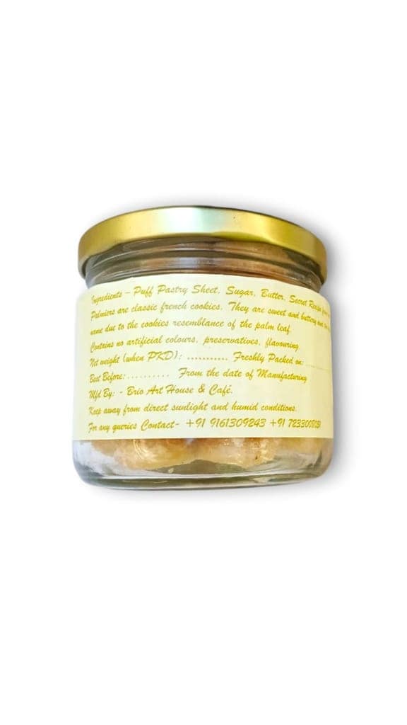 Palmiers Classic French Puff Pastry Cookies - No Artificial Colors view 2