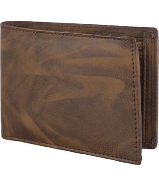 Eugenie Club Brown Leather Men's Regular Wallet ( Pack of 1 )