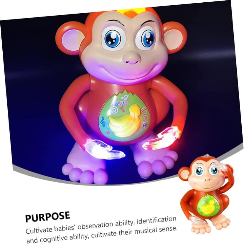 KTRS Enterprise 0onkey Musical Toys Educational Toys Musical Baby Toys Dancing Monkey Toys Dancing Animal Musical view 2