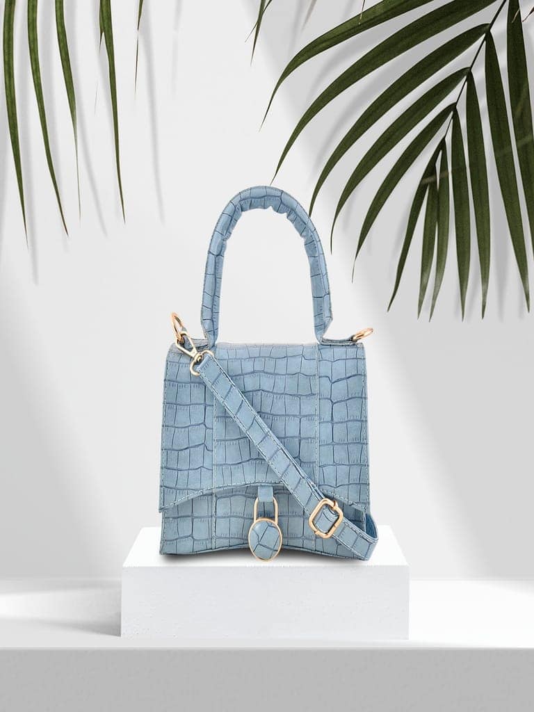 Lychee Bags Women Pu Croco Finish Sling Bag view 2