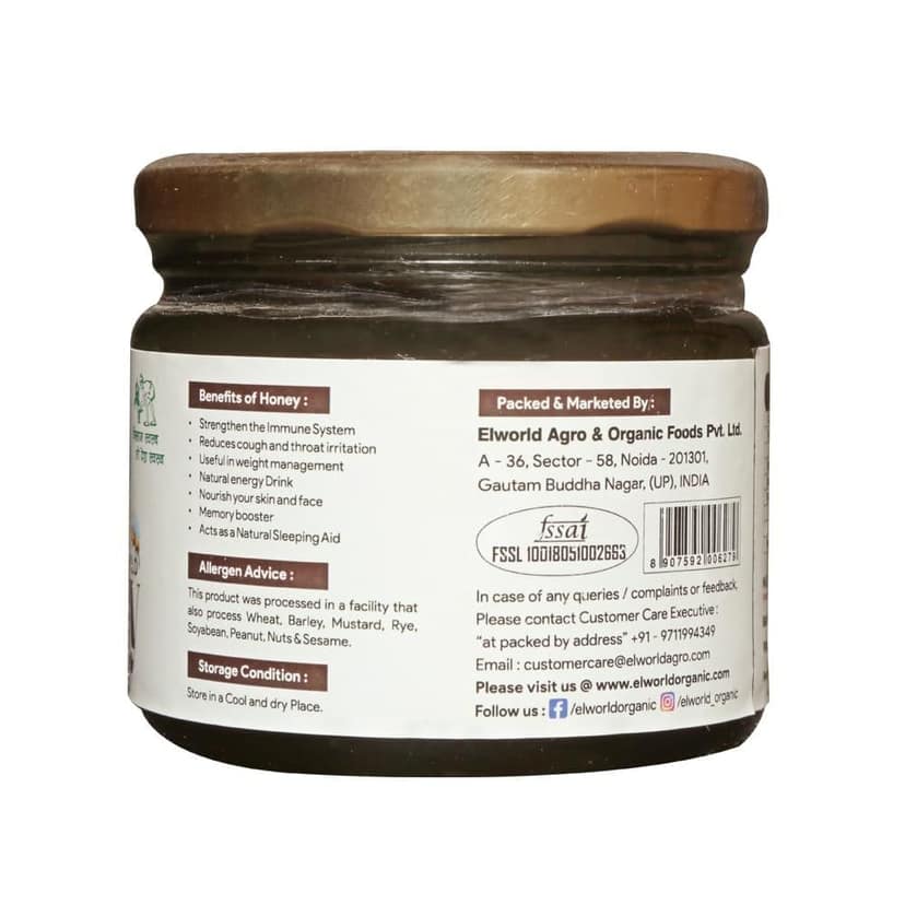 ELWORLD AGRO & ORGANIC FOOD PRODUCTS Natural Wild Honey- 400 Grm view 2