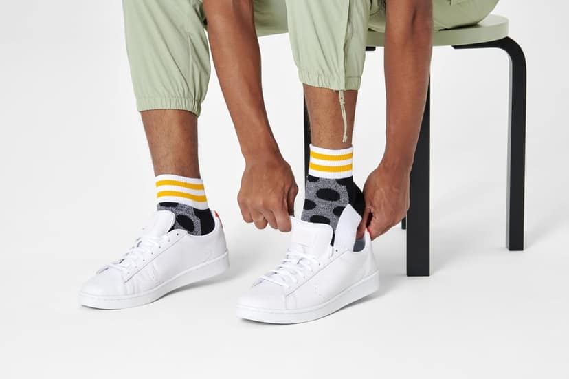 Happy Socks Big Dot 1/4 Crew Sock view 2