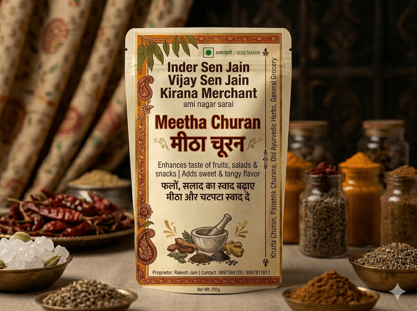 Meetha Churan Traditional Sweet and Tangy Digestive Powder Ayurvedic Mouth Freshener 500GM view 2