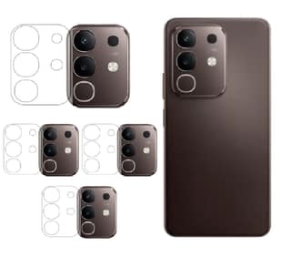 ISAAK Back Camera Lens Protector compatible for Vivo Y31 Pro (Pack of 4)