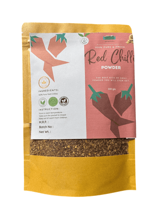 "100% Pure & Fresh Red Chilli Powder - 100gm"