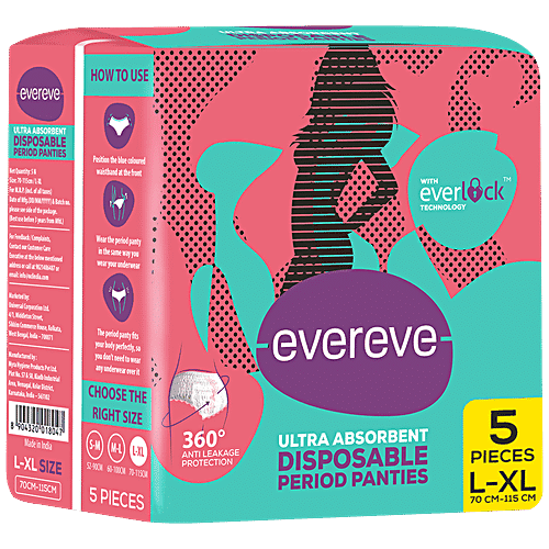 Evereve Period Panties L-Xl 5S