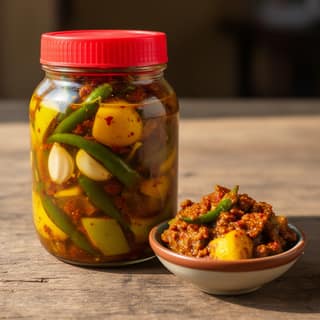 MAHALAXMI Green Chilli Pickle 1 kg