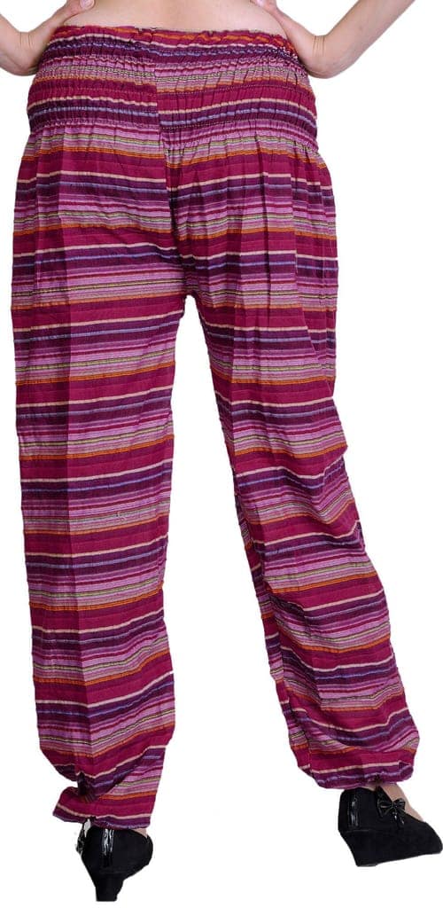 Amethyst Woven Yoga Trousers with Front Pockets view 2