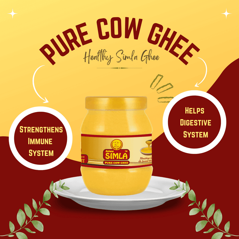 Suhana Simla Pure Cow Ghee 500 ML (Pack of 8) view 2