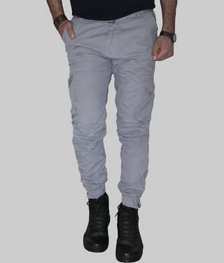 Urban Legends Regular Flat Men's Cargos - Off White ( Pack of 1 )