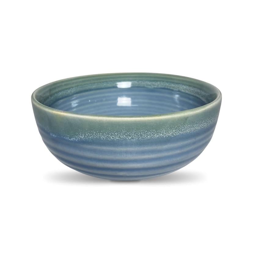 Ceramic Dining Studio Collection Sea Green Hand-Glazed Ceramic 900ML Serving Bowl view 2