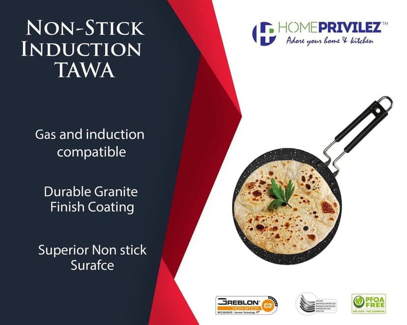 Non-Stick Induction (5-layer Granite coating) ROTI TAWA view 2