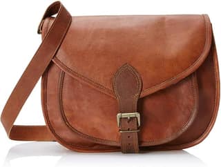 Ganpati Enterprise Handcrafted Leather Sling Bag for Girls and Women