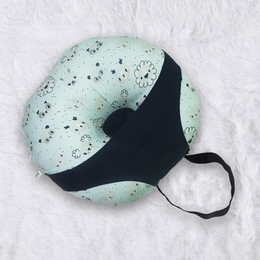 Kradyl Kroft 5in1 Baby Feeding Pillow with 100% Cotton Removable Cover | Breastfeeding Pillow | Nursing Pillow with Belt and Hoop (Koala) Kradyl Kroft 5in1 Baby Feeding Pillow with 100% Cotton Removable Cover | Breastfeeding Pillow | Nursing Pillow with view 2
