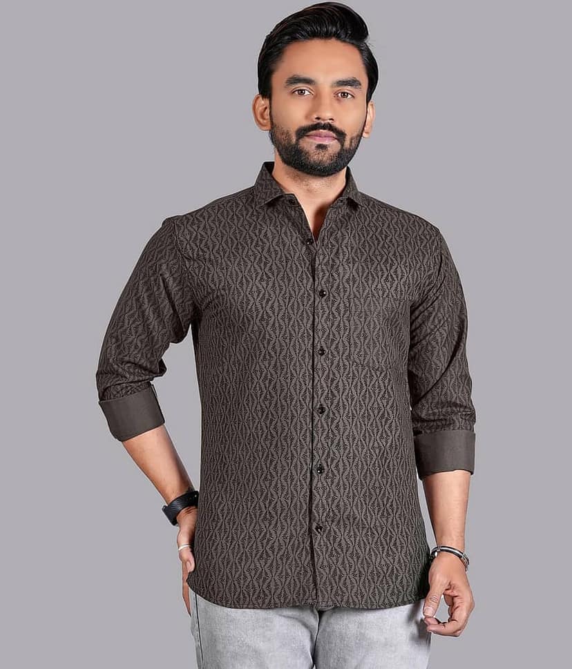 ADWYN PETER 100% Cotton Regular Fit Printed Full Sleeves Men's Casual Shirt - Multicolor 4 ( Pack of 1 )
