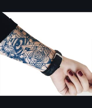 The Canvas Arts 4 Weeks Life Semipermanent Tattoo Realistic Look Body Tattoo