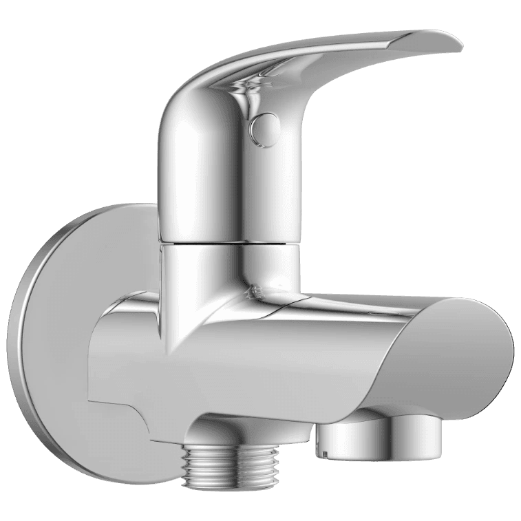 CM-2506 2 Way Bib Tap With Wall Flange view 2